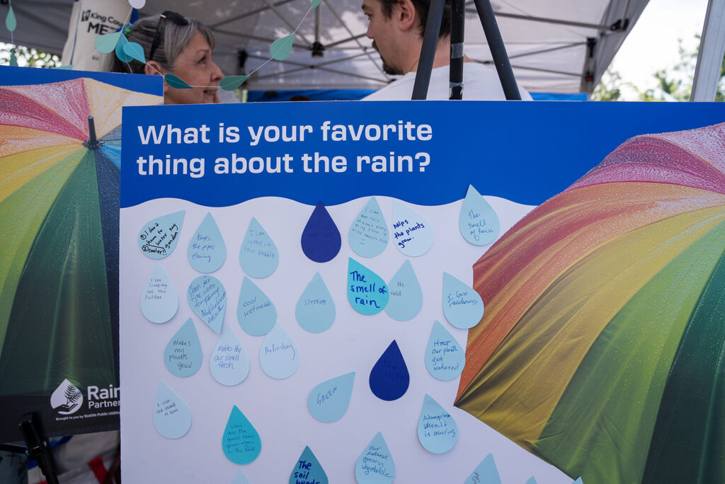 What is your favorite thing about the rain?